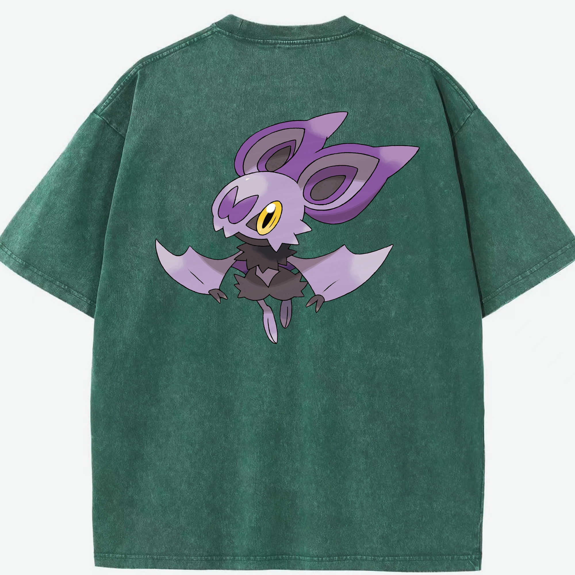 （画像用） ポケットモンスター Pokémon 綿100% ヴィンテージ風 半袖Tシャツ（背面プリント）